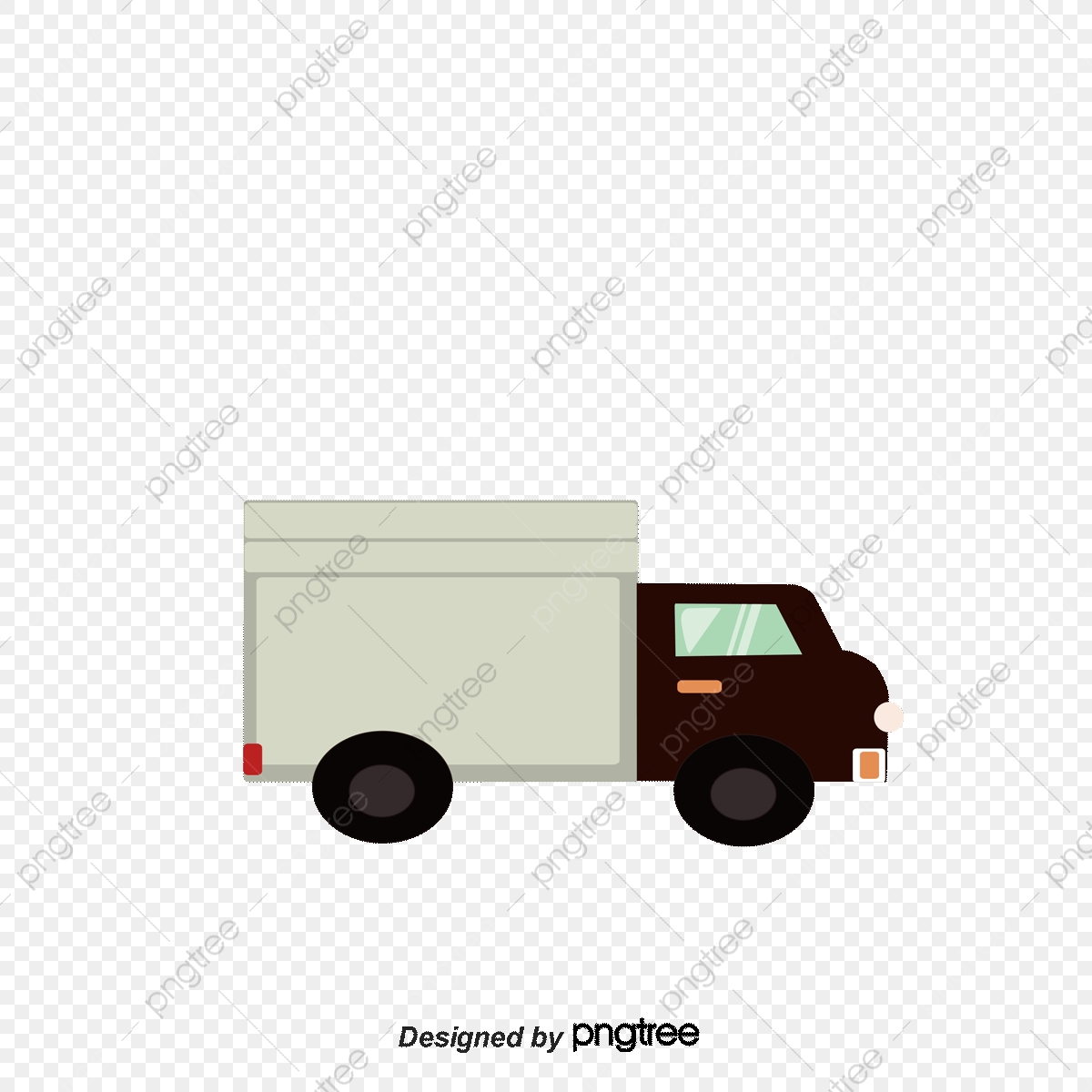 1200x1200 Vector Pull Box Truck, Box Vector, Truck Vector, Truck Clipart Png