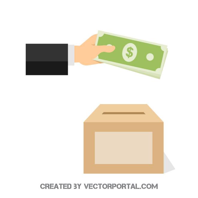660x660 Donation Box Vector Graphics