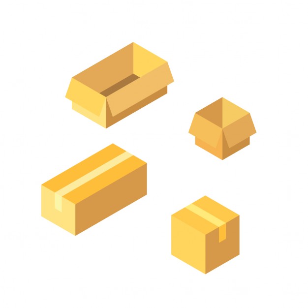 626x626 Isometric Box Vector Free Download