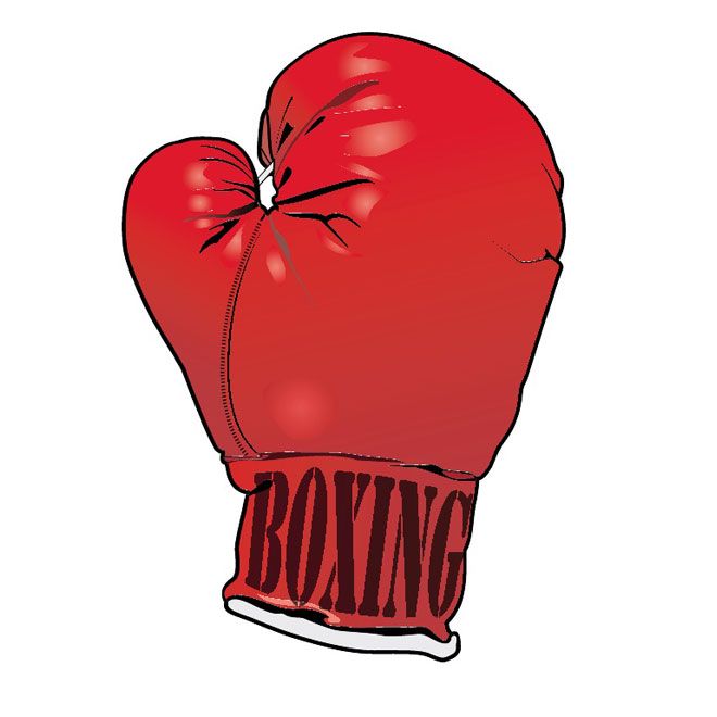 660x660 Guante De Boxeo Vector Imagen Ari Scrapbook Boxing Gloves, Red