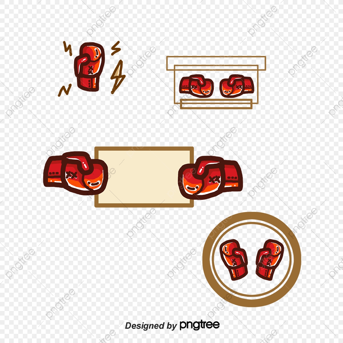 1200x1200 Guante De Boxeo De Dibujos Animados Vector, Rojo, Boxeo, Vector