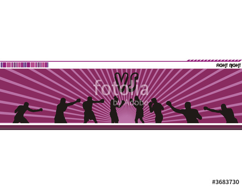 500x387 Composicion De Boxeo En Vector Stock Image And Royalty Free