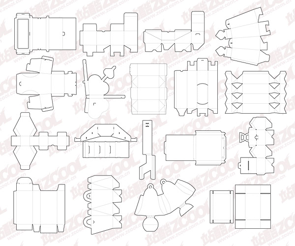 600x500 Boxes Of Various Vector Template Material Graphic Hive