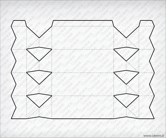 560x466 Candy Shaped Box Vector Template Free Ideem