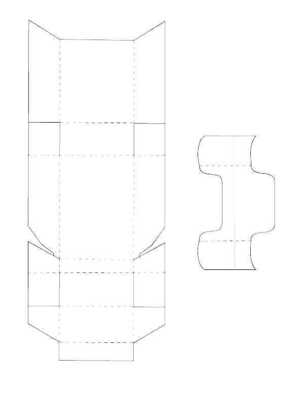 600x776 Free Wine Box Template Free To Your Packaging Designs Wine Bottle