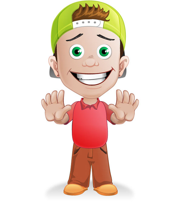 594x685 Boy Vector Character With A Hat Free Vectors Ui Download