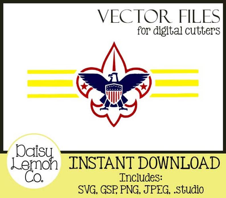 794x696 Vector Boy Scout Emblem Scouts Cub Boy Cutting Etsy
