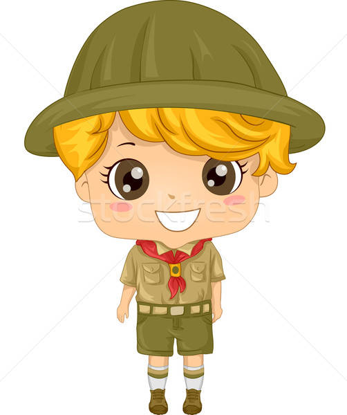 502x600 Kid Boy Scout Vector Illustration Lenm