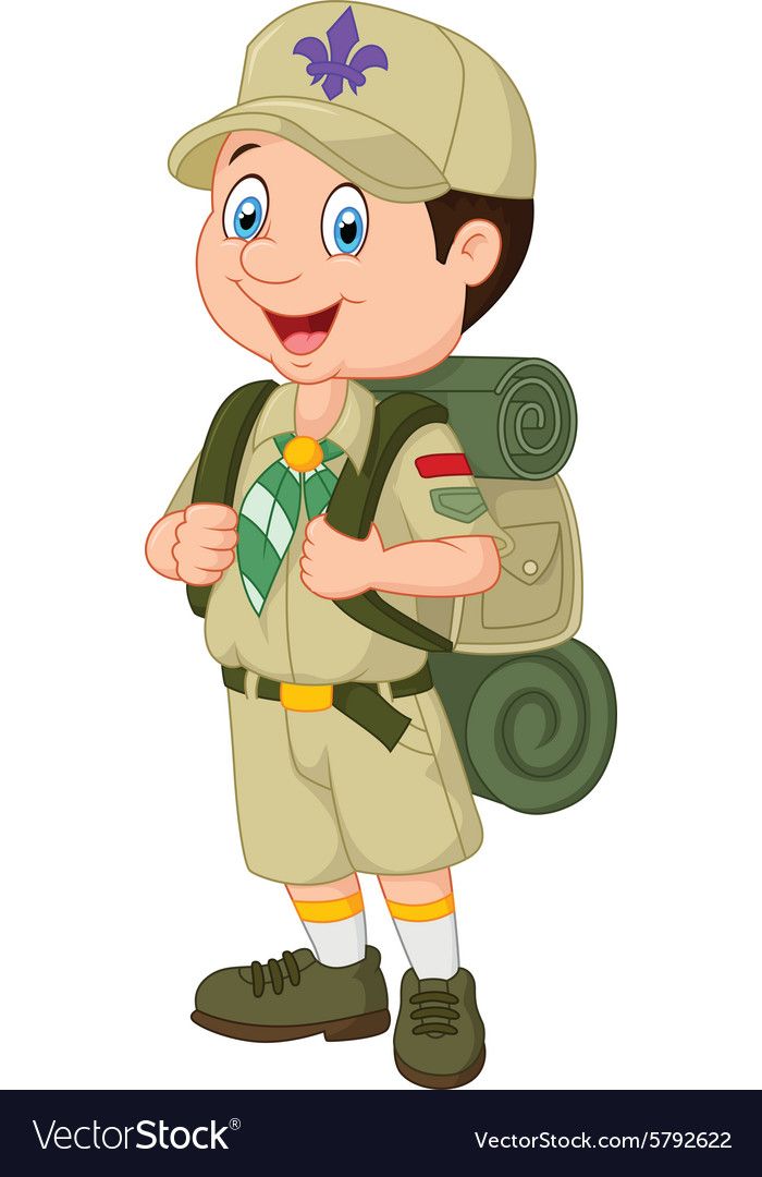 700x1080 Kartun Boy Scouts, Cartoon Boy, Clip Art