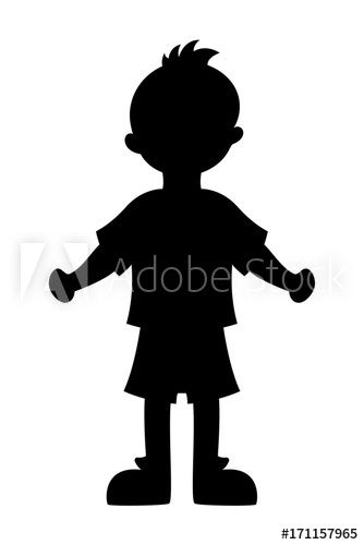 334x500 Kid Boy Silhouette
