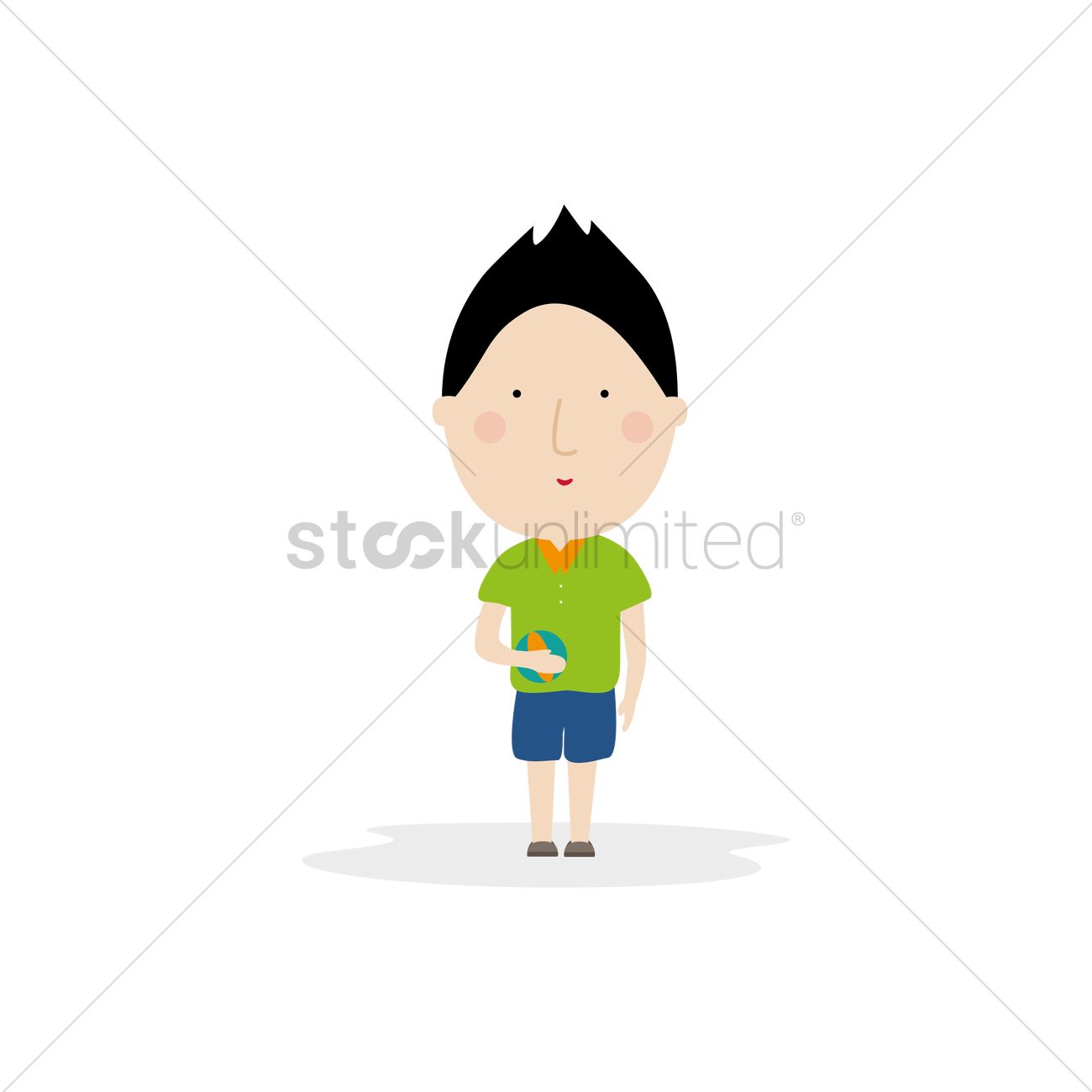 1300x1300 Free Boy Vector Image