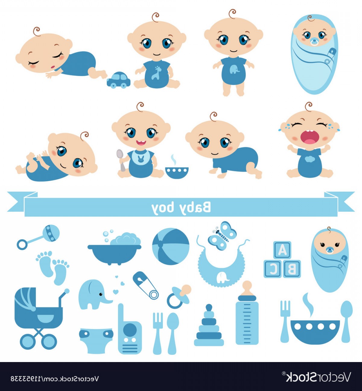 1200x1296 Set Of Cute Baby Boy Vector Cqrecords