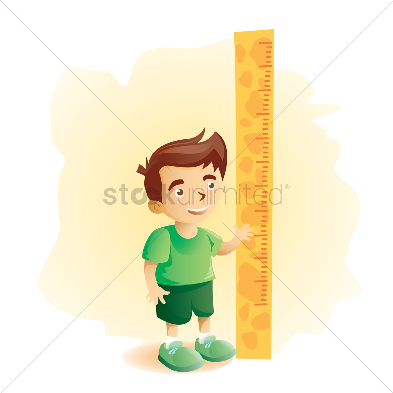 1300x1300 Short Boy Vector Image