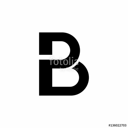 500x500 B P Pb Initial Letter Logo Vector Stock Image And Royalty Free