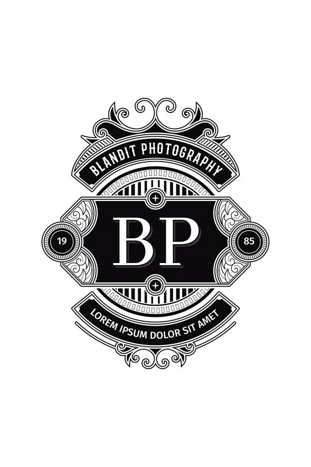 626x939 Monogram Logo Photography B P Vector Premium Download