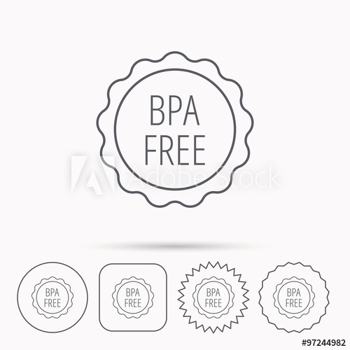 500x500 Bpa Free Icon Bisphenol Plastic Sign