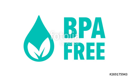 500x300 Bpa Free Vector Check Mark Leaf And Drop Icon Safe Food Package