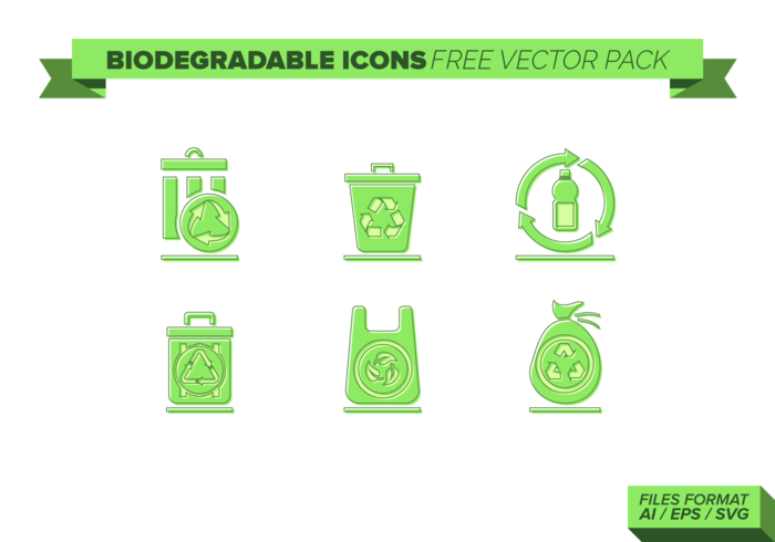 700x490 Biodegradable Icons Free Vector Pack