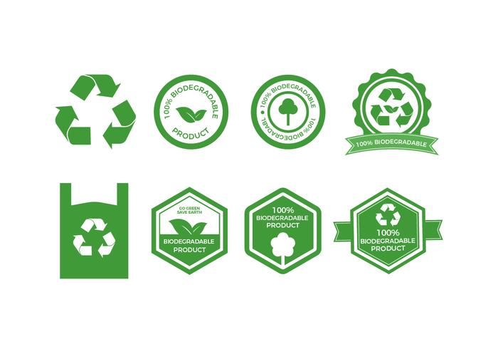 700x490 Free Biodegradable Vector Badges Collection