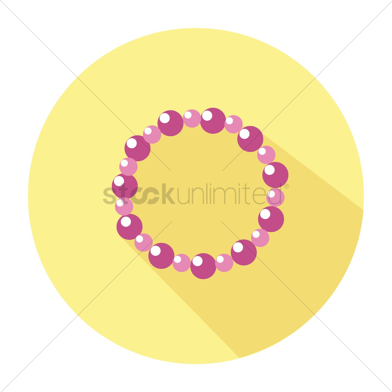 Free Beaded Bracelet Vector Image 1300x1300 Free Beaded Bracelet Vector Image
