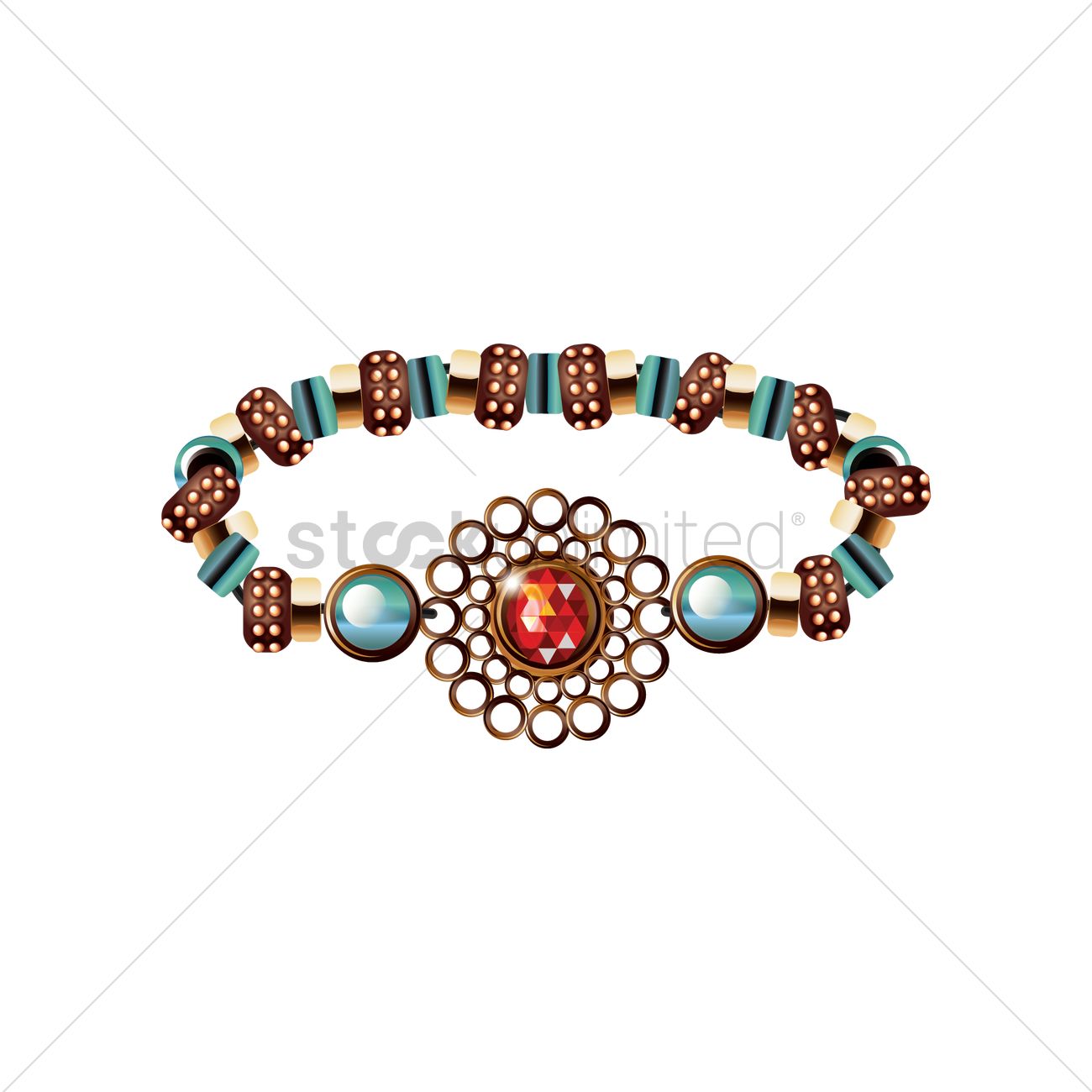 Bracelet Vector Image 1300x1300 Bracelet Vector Image