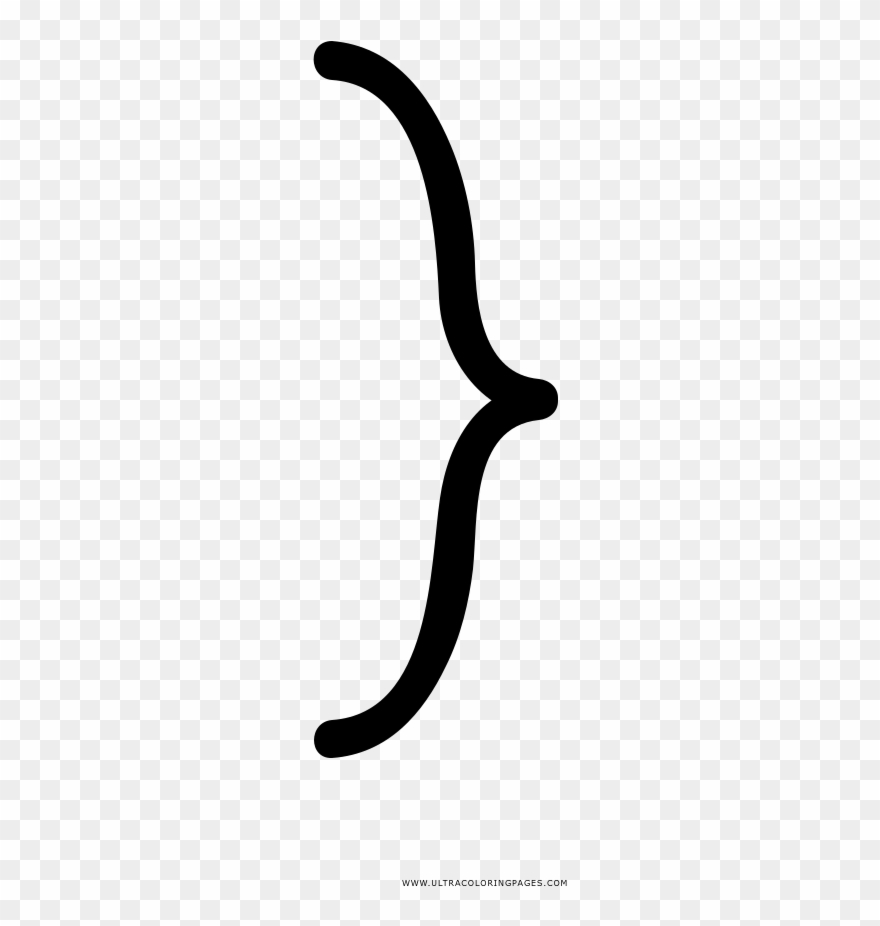 Curly Bracket Vector at GetDrawings.com | Free for personal use Curly