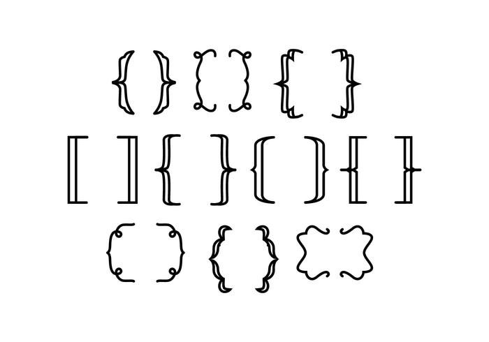 700x490 Brackets Free Vector Art