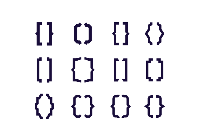 700x490 Brackets Free Vector Art