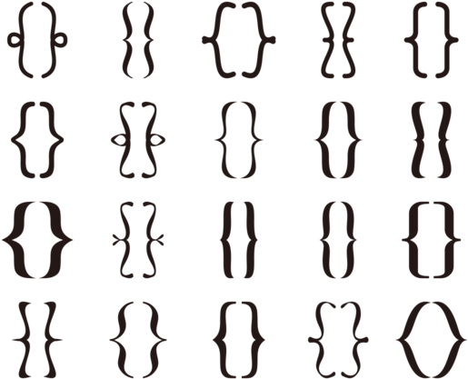 515x417 Hd Bracket Icons Set