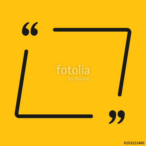 500x500 Template Vector Quote Square Bracket Empty Frame Stock Image