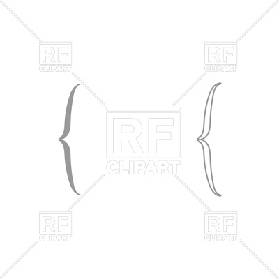 400x400 Bracket Black Icon Vector Image Of Icons And Emblems