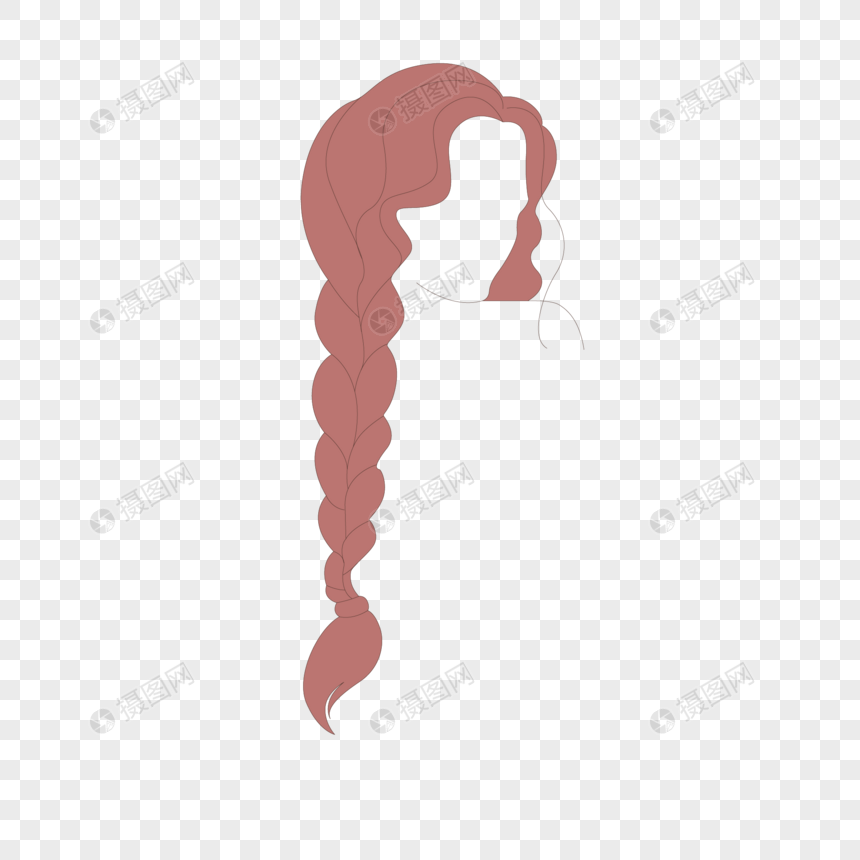 860x860 Cartoon Braid Vector Png Image Picture Free Download