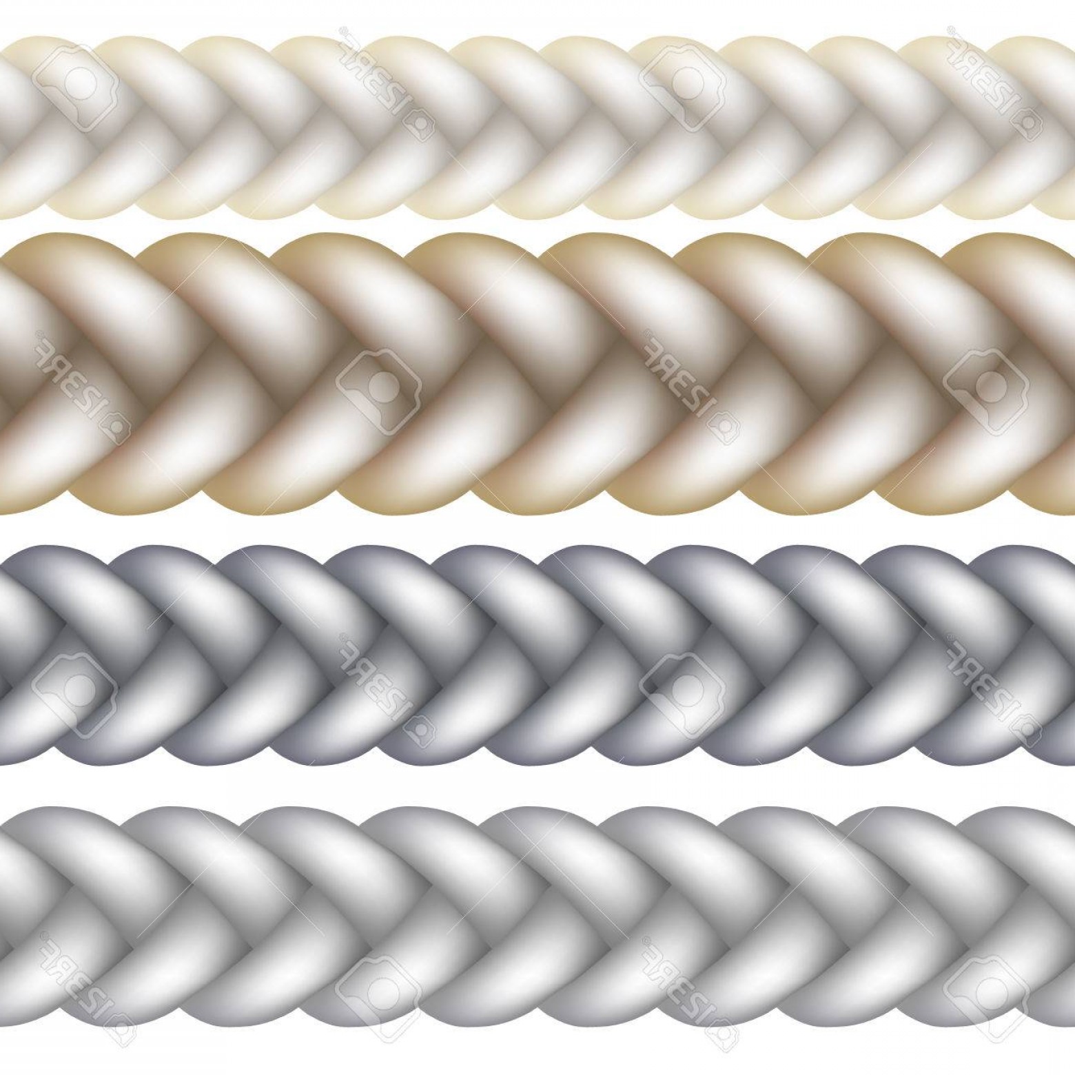 1560x1560 Photostock Vector Seamless Woven Braid Vector Illustration