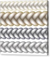 163x186 Seamless Woven Braid Vector Art Print