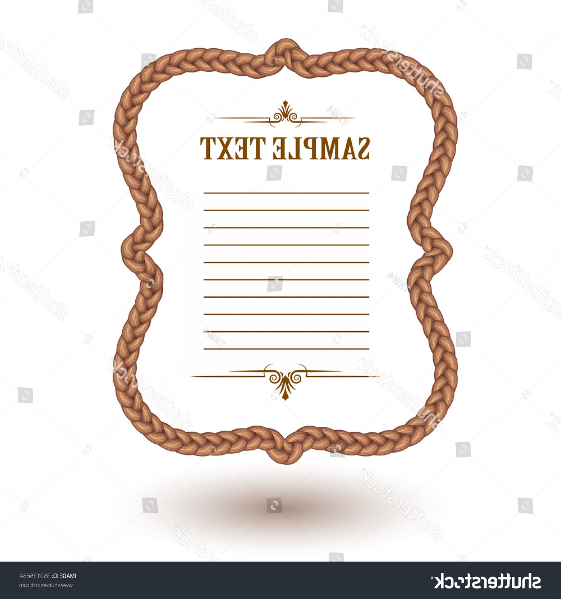 1800x1920 Braid Frame Border Vector Art Illustration Lamaison