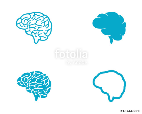 500x400 Brain Illustration Icon Template Stock Image And Royalty Free