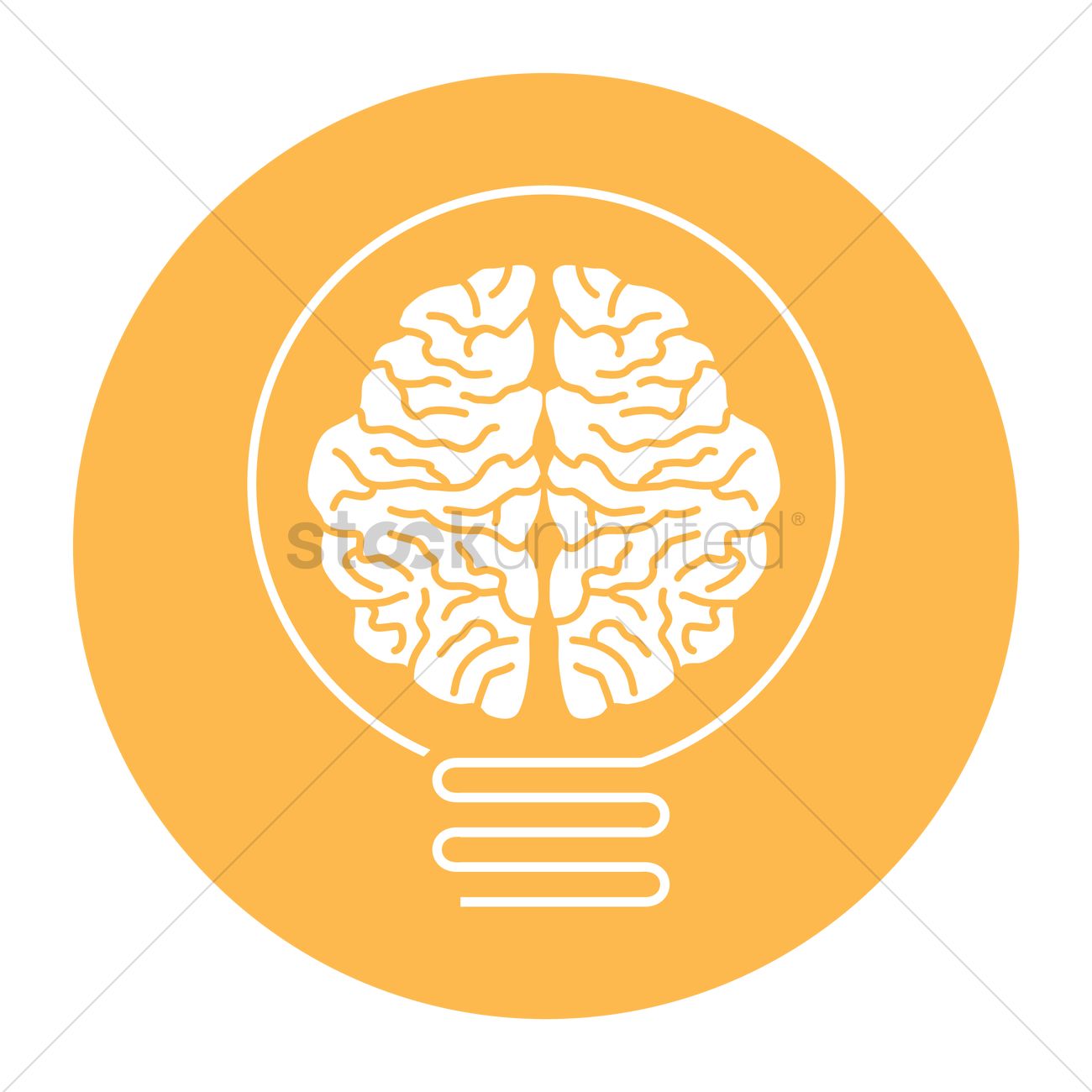 Free Brain And Light Bulb Vector Image 1300x1300 Free Brain And Light Bulb Vector Image