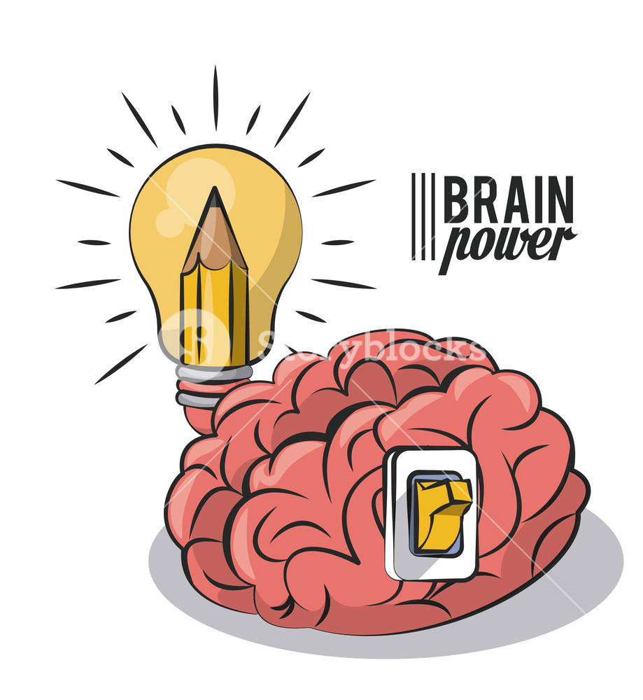 Brain Power And Light Bulb Vector Illustration Graphic Design 919x1000 Brain Power And Light Bulb Vector Illustration Graphic Design