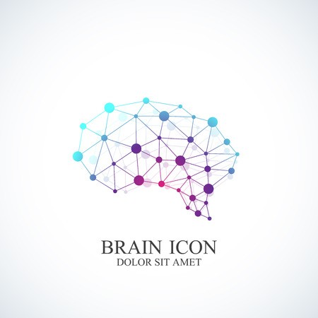 Colorful Vector Template Brain Logo Creative Concept Design Icon 450x450 Colorful Vector Template Brain Logo Creative Concept Design Icon