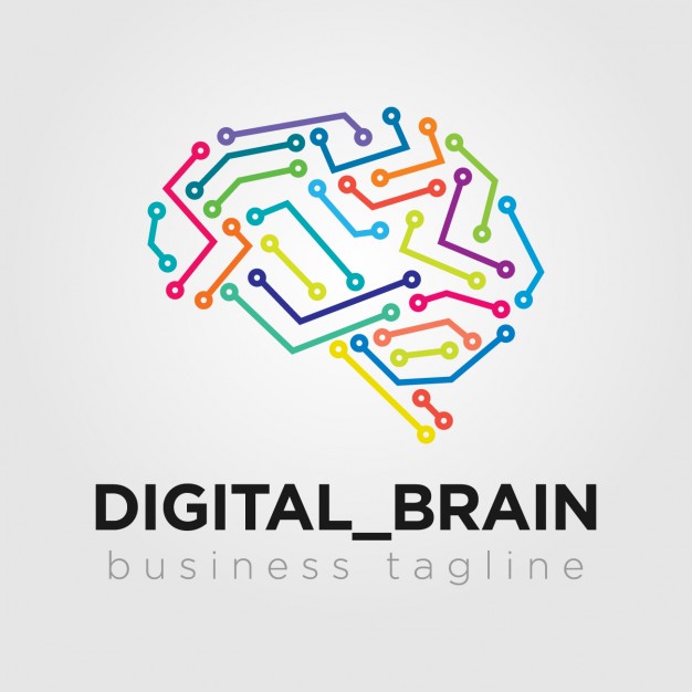 Digital Brain Logo Vector Free Download 626x626 Digital Brain Logo Vector Free Download