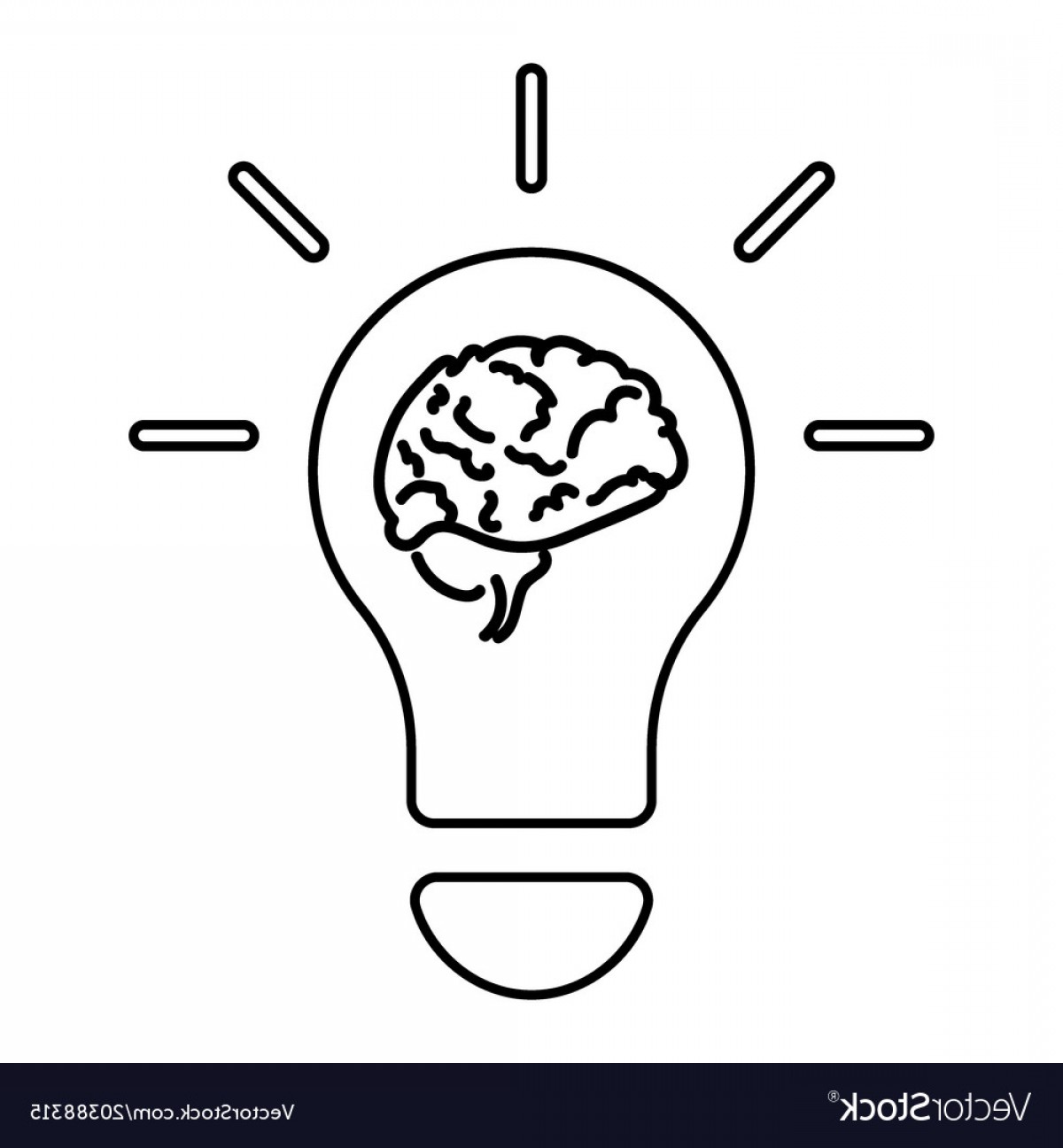 1200x1296 Light Bulb Vector Outline Catamart