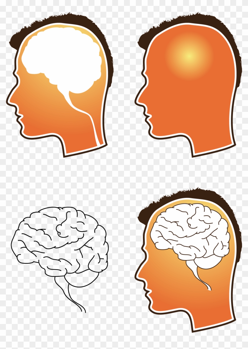840x1185 Free Vector Human Brain Vector