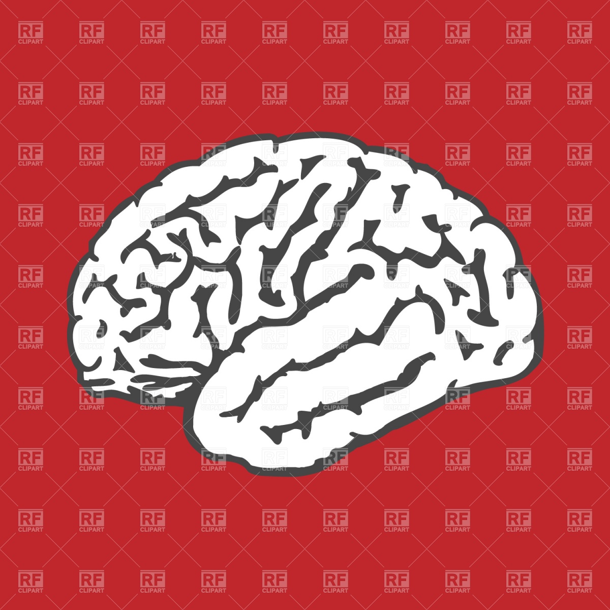 1200x1200 Human Brain Vector Image Of Healthcare, Medical Prague