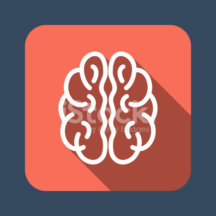 440x440 Brain Vector Icon Stock Vector