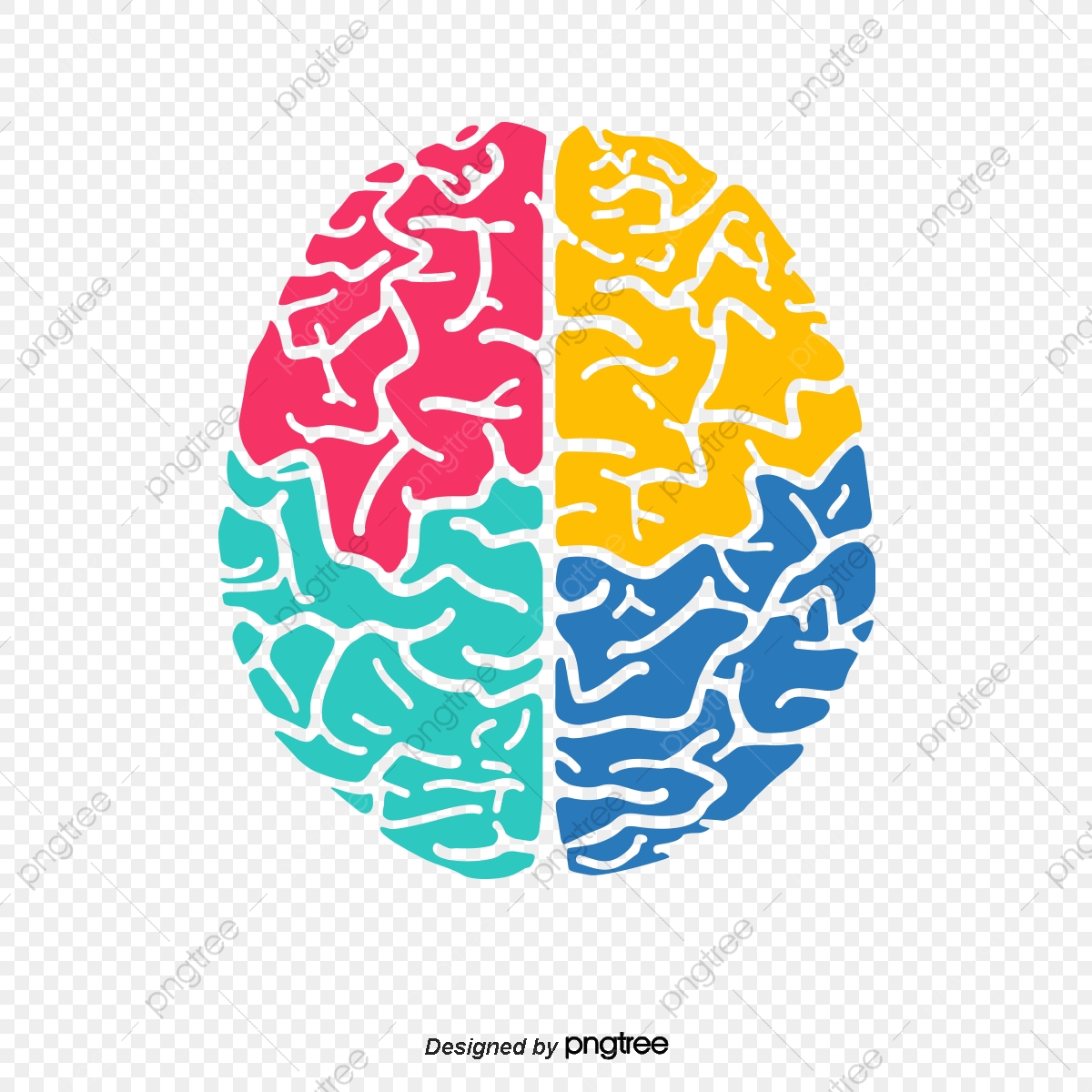 1200x1200 Vector Color Brain, Color Vector, Brain Vector, Color Cartoon