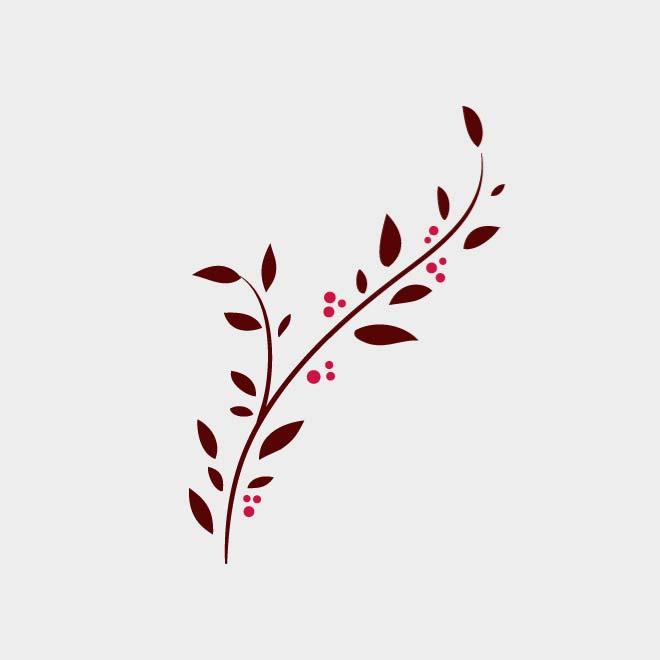 660x660 Doodle Branch Vector Image
