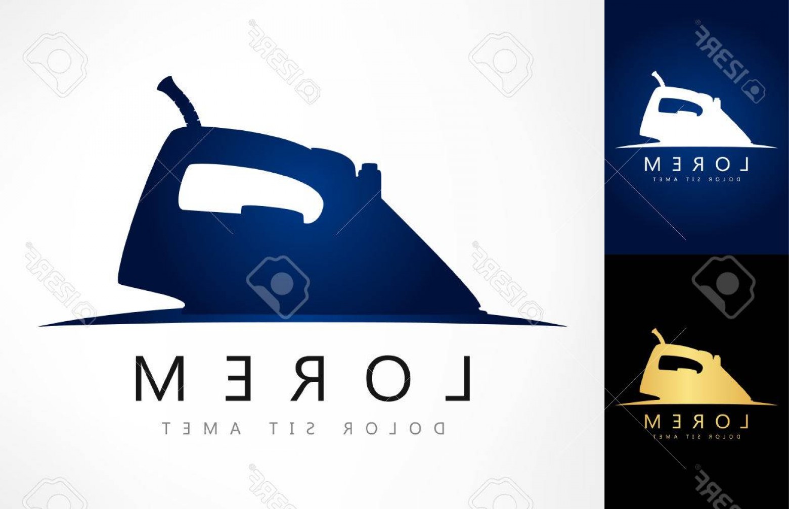 1560x1008 Photostock Vector Electric Iron Symbol Steam Iron Logo Vector