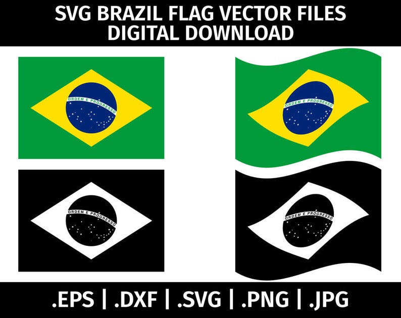 794x630 Brazil Flag Vector Clip Art Cutting For Cricut Etsy