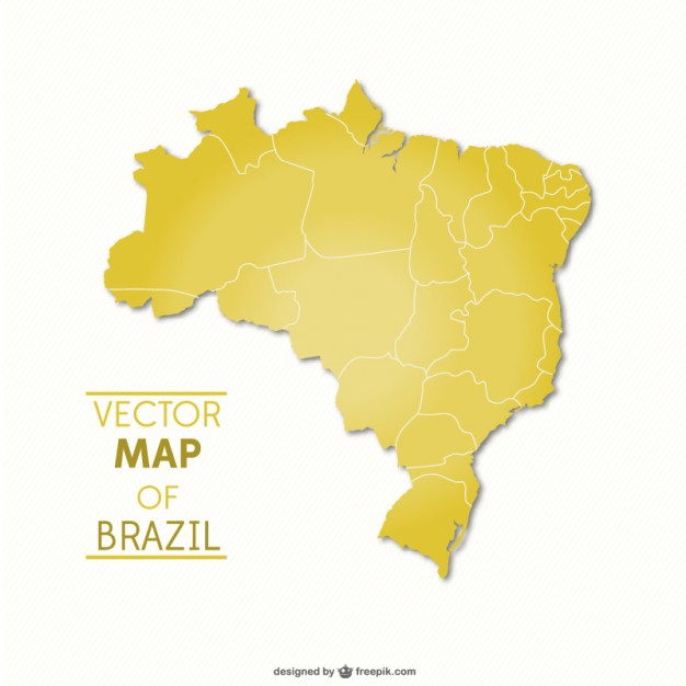 626x626 Brazil Map Vector Free Download