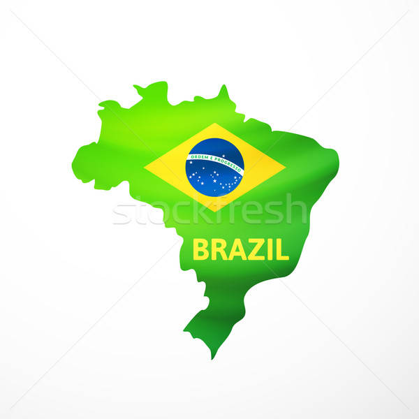 600x600 Vector Flag Maps Of Brazil Vector Illustration Sidmay